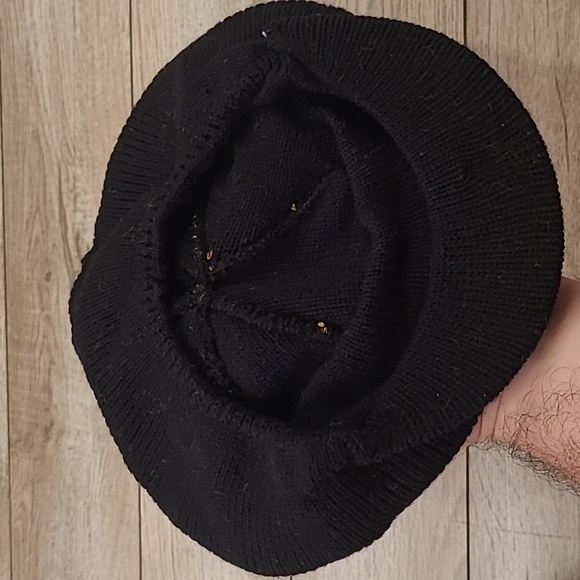 RARE Vintage Pittsburgh Steelers Winter Hat Beanie Knit Cap Pom Tam Beret Unisex - Picture 9 of 9